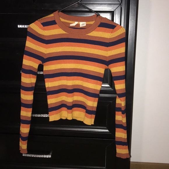 long sleeve striped fitted shirt - Picture 1 of 3
